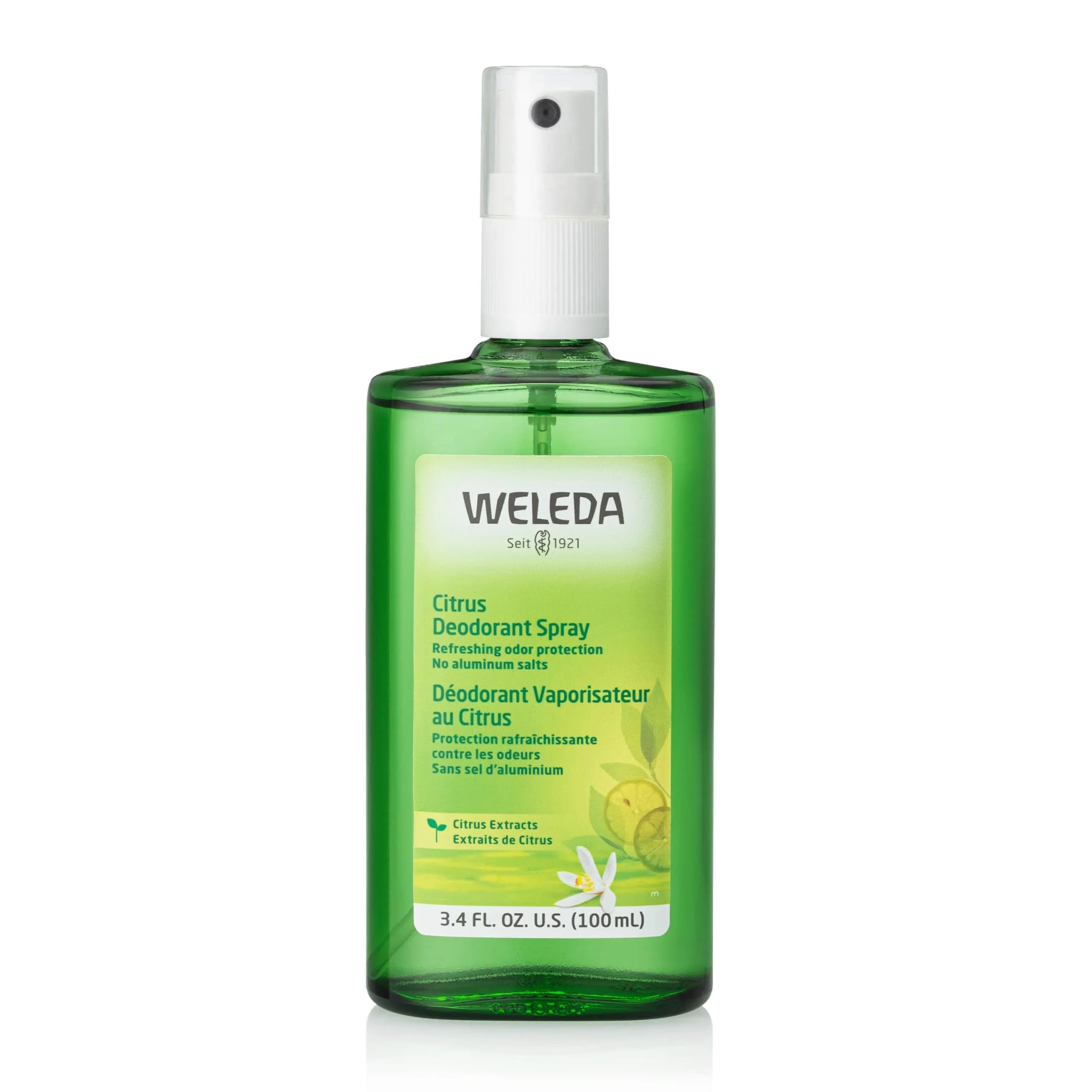 Weleda Citrus Deodorant Spray 100ml (3.4 Fl Oz) | Natural Freshness & Odor Control - main product image
