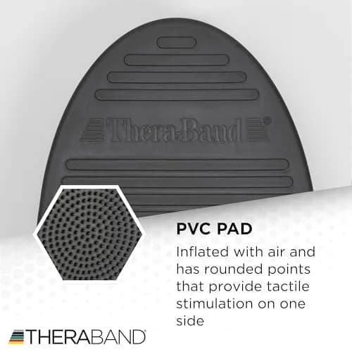 THERABAND Stability Trainer Pad, Advanced, Extra Soft Black Balance Pad | Supports Core & Balance Training thumbnail 8