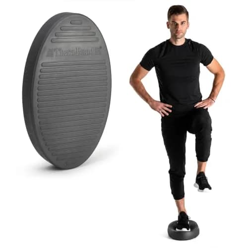 THERABAND Stability Trainer Pad, Advanced, Extra Soft Black Balance Pad | Supports Core & Balance Training thumbnail 4