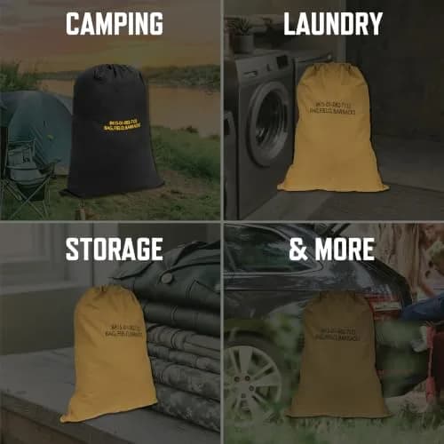 Rothco Barracks Bag, Heavyweight Cotton Canvas, Olive Drab, 18" x 27" | Rugged & Water-Resistant thumbnail 5