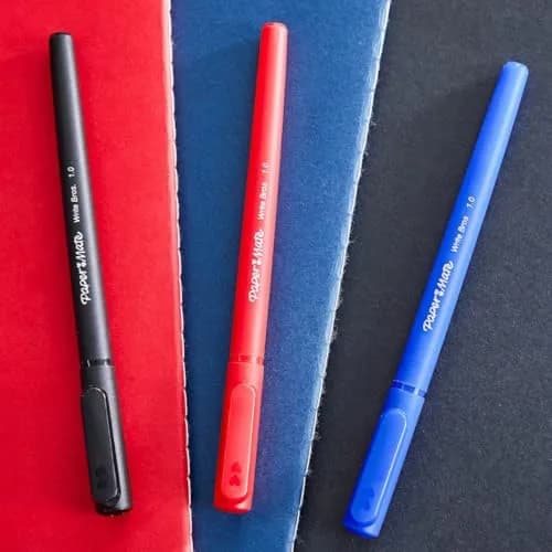 Paper Mate Write Bros Ballpoint Pens 10 Pack | Medium Point Black Ink Reliable Writing thumbnail 6
