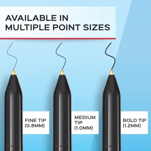 Paper Mate Write Bros Ballpoint Pens 10 Pack | Medium Point Black Ink Reliable Writing thumbnail 4