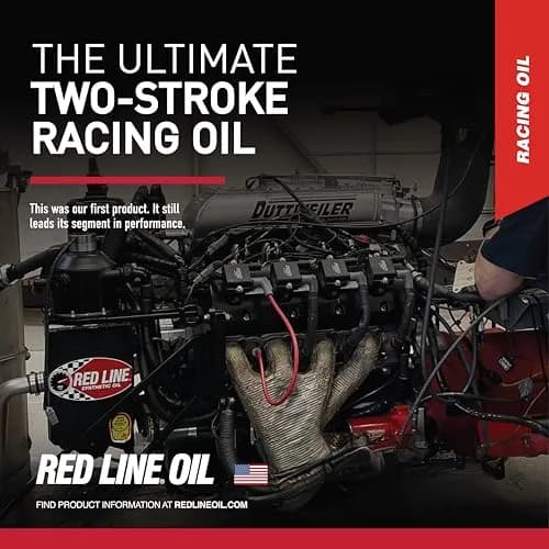 Red Line 40603 Two-Stroke Racing Synthetic Oil 16 Ounce (12 Pack) | High Performance Engine Lubricant thumbnail 4