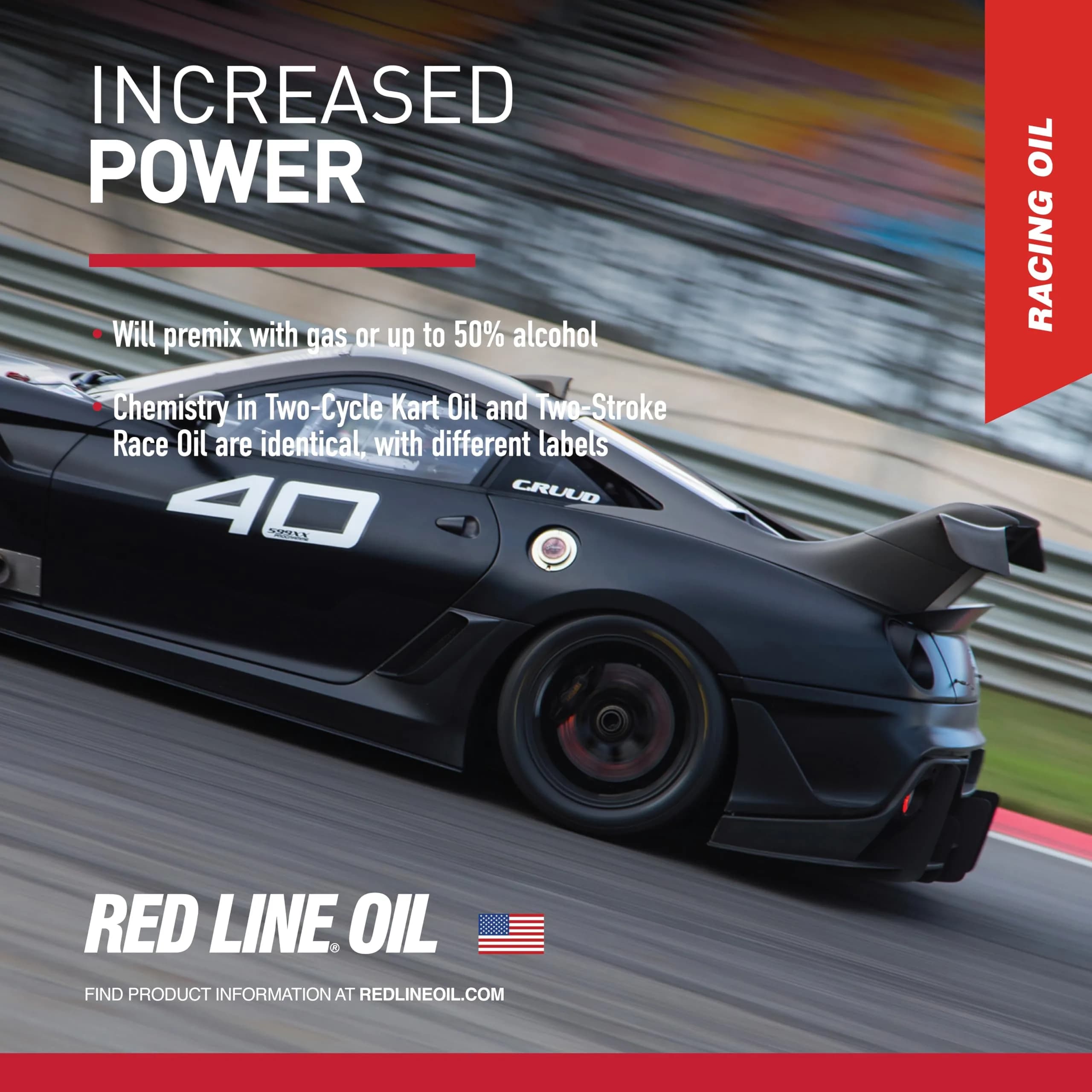 Red Line 40603 Two-Stroke Racing Synthetic Oil 16 Ounce (12 Pack) | High Performance Engine Lubricant - view 7