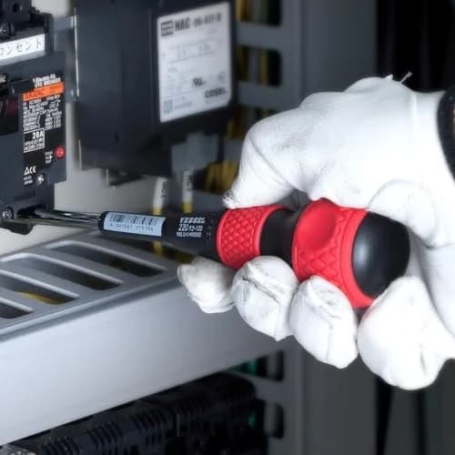 VESSEL Ball Grip Driver +2 x 150mm (6 inch) Magnetic Tip | Professional Power Distribution Tool thumbnail 5