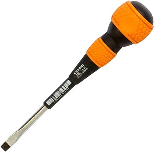 VESSEL Ball Grip Driver -5.5 x 75 mm (3.0 in) | Magnetic Tip for Secure Fastening thumbnail 1