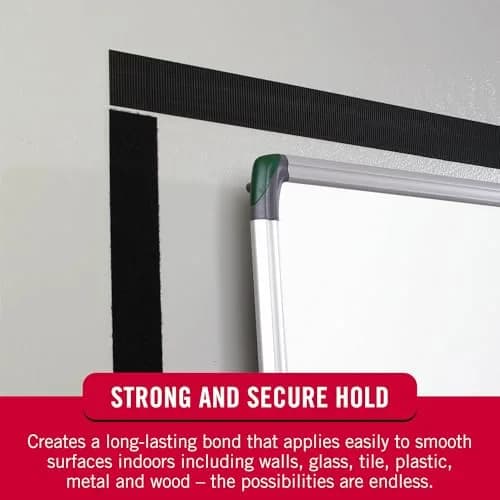 VELCRO Brand Sticky Back Strips | 4 Strips (3.5 x 0.75 In) Black | Hook and Loop Fasteners for Organization thumbnail 6