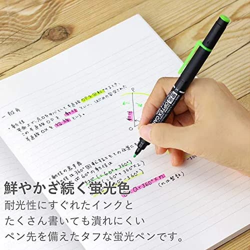 ゼブラ(ZEBRA) Highlighter Optex Care Green | Water-Resistant Fluorescent Marking Pen 10 Pack thumbnail 4
