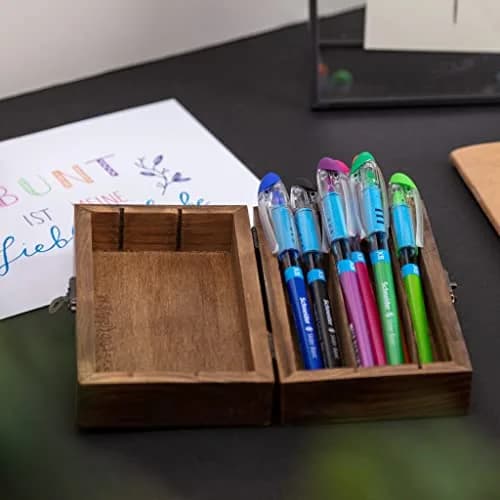 Schneider Slider Basic XB Ballpoint Pen, 1.4mm Blue Ink, Box of 10 Pens | Viscoglide Technology thumbnail 6