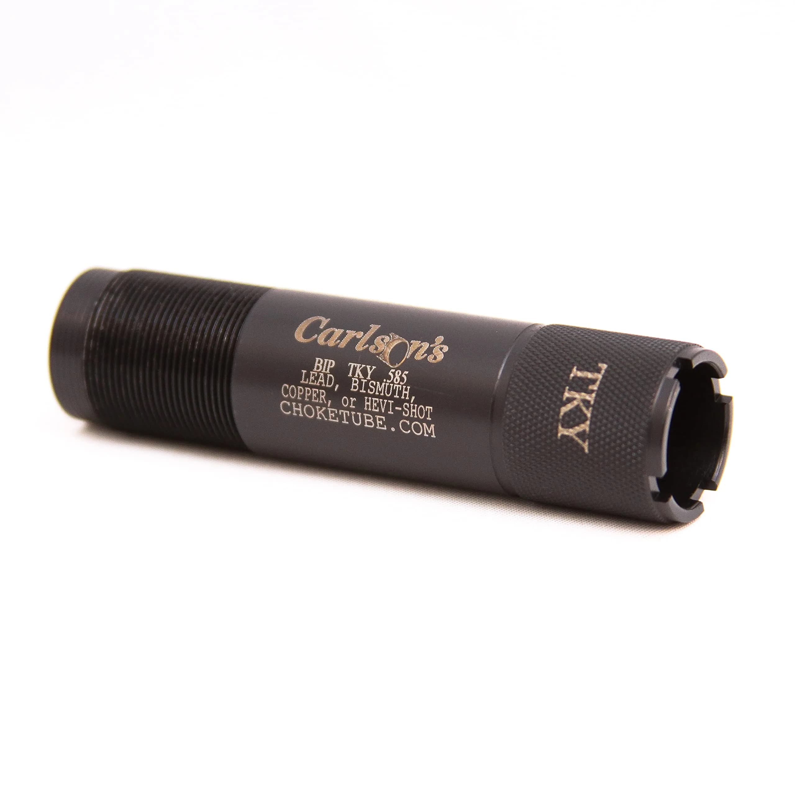 Carlson's Extended Extra Full Turkey Choke Tube 20 GA | Heavy Stainless Steel for Browning Invector Plus — Black