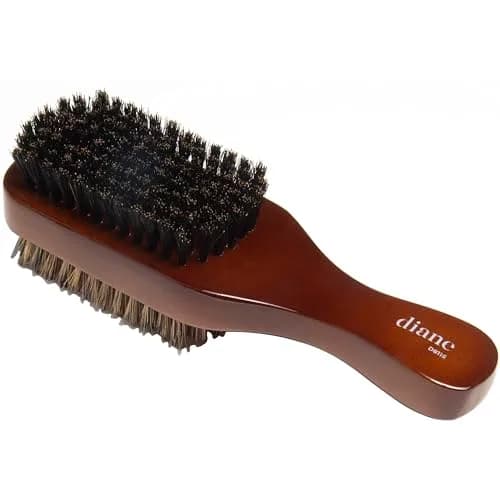 Diane 2-Sided Club Brush for Men, Thick & Coarse Hair, 7in (17.8cm) | 100% Boar Bristle for Waves & Shine thumbnail 1