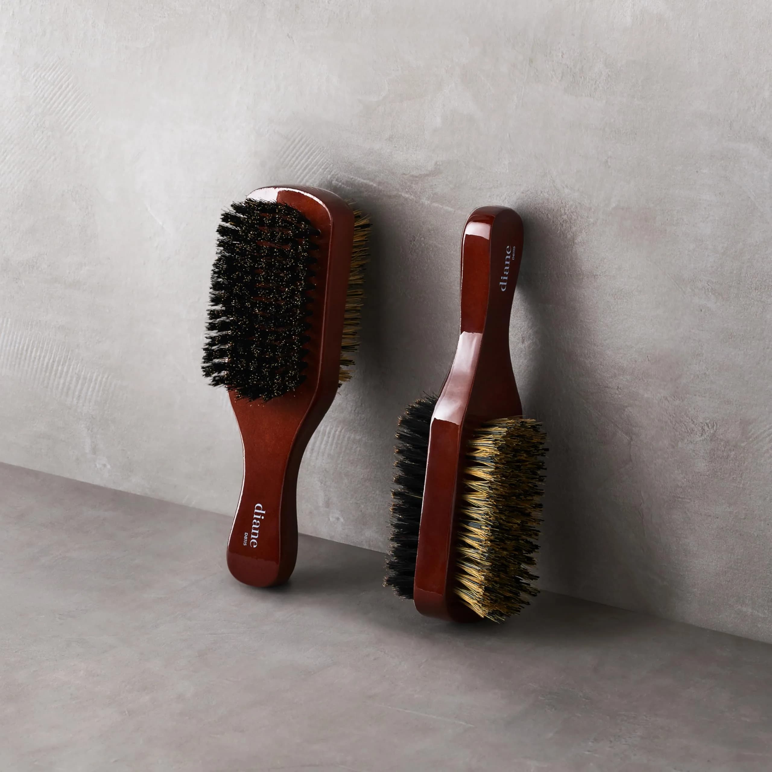 Diane 2-Sided Club Brush for Men, Thick & Coarse Hair, 7in (17.8cm) | 100% Boar Bristle for Waves & Shine - view 3