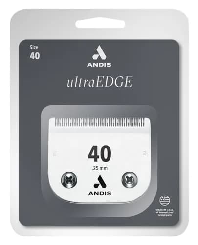 Andis 64076 UltraEdge Detachable Blade Size 40 1/100in Cut | Precision Grooming for Face, Feet, Ears thumbnail 2
