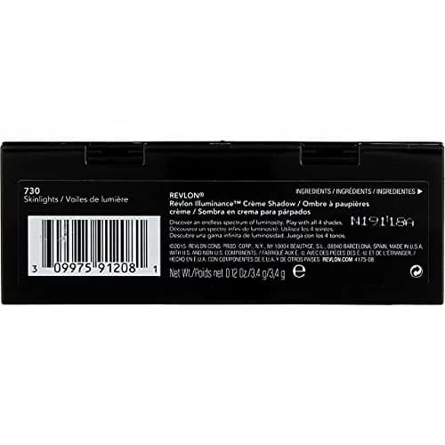 Revlon Illuminance Creme Eyeshadow Palette Skinlights 0.12 oz (3.4g) | Blendable Longwear Color thumbnail 5