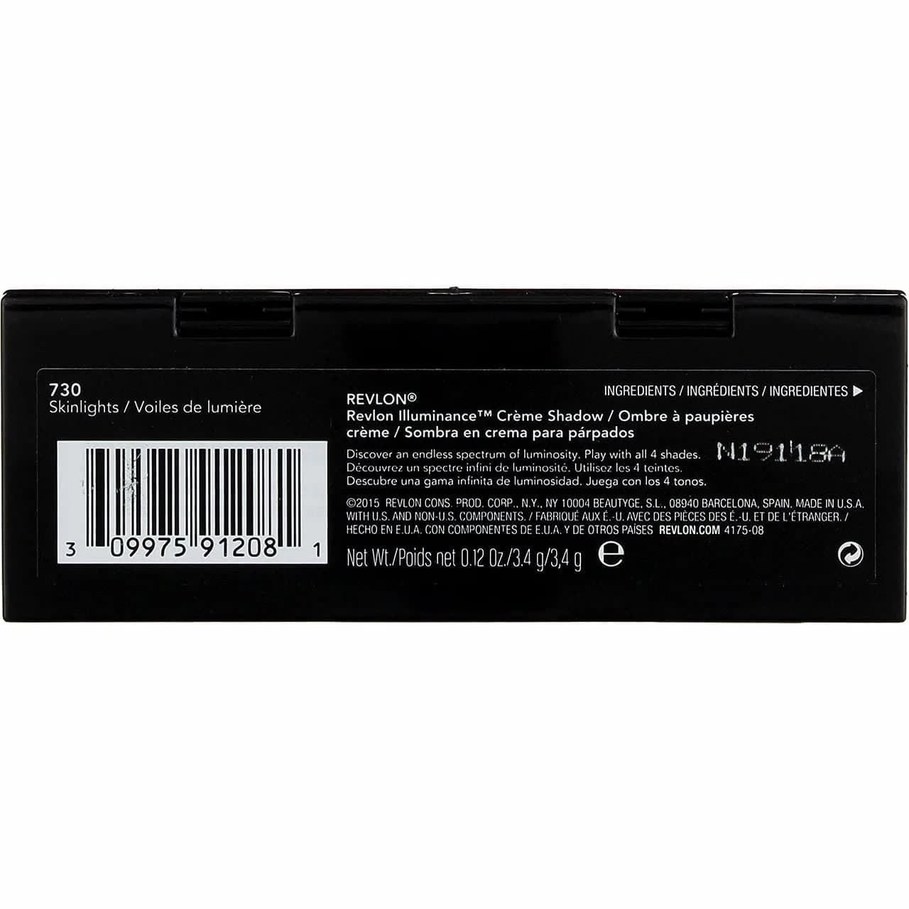 Revlon Illuminance Creme Eyeshadow Palette Skinlights 0.12 oz (3.4g) | Blendable Longwear Color - view 5