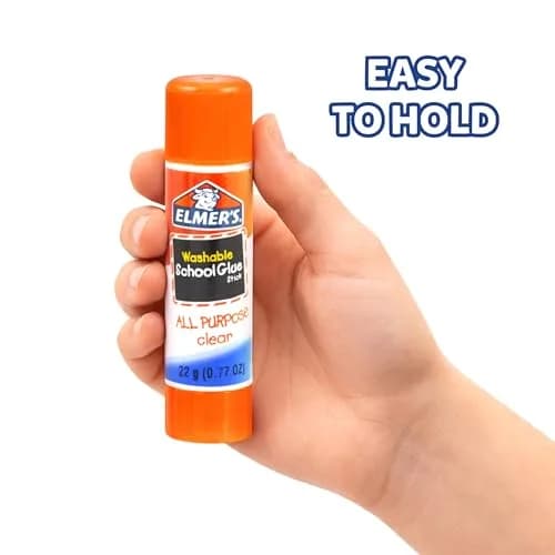 Elmer's All Purpose Glue Sticks, Washable & Non-Toxic, Clear, 22g, 12 Pack | Safe, Easy & Versatile for Crafts & School thumbnail 3