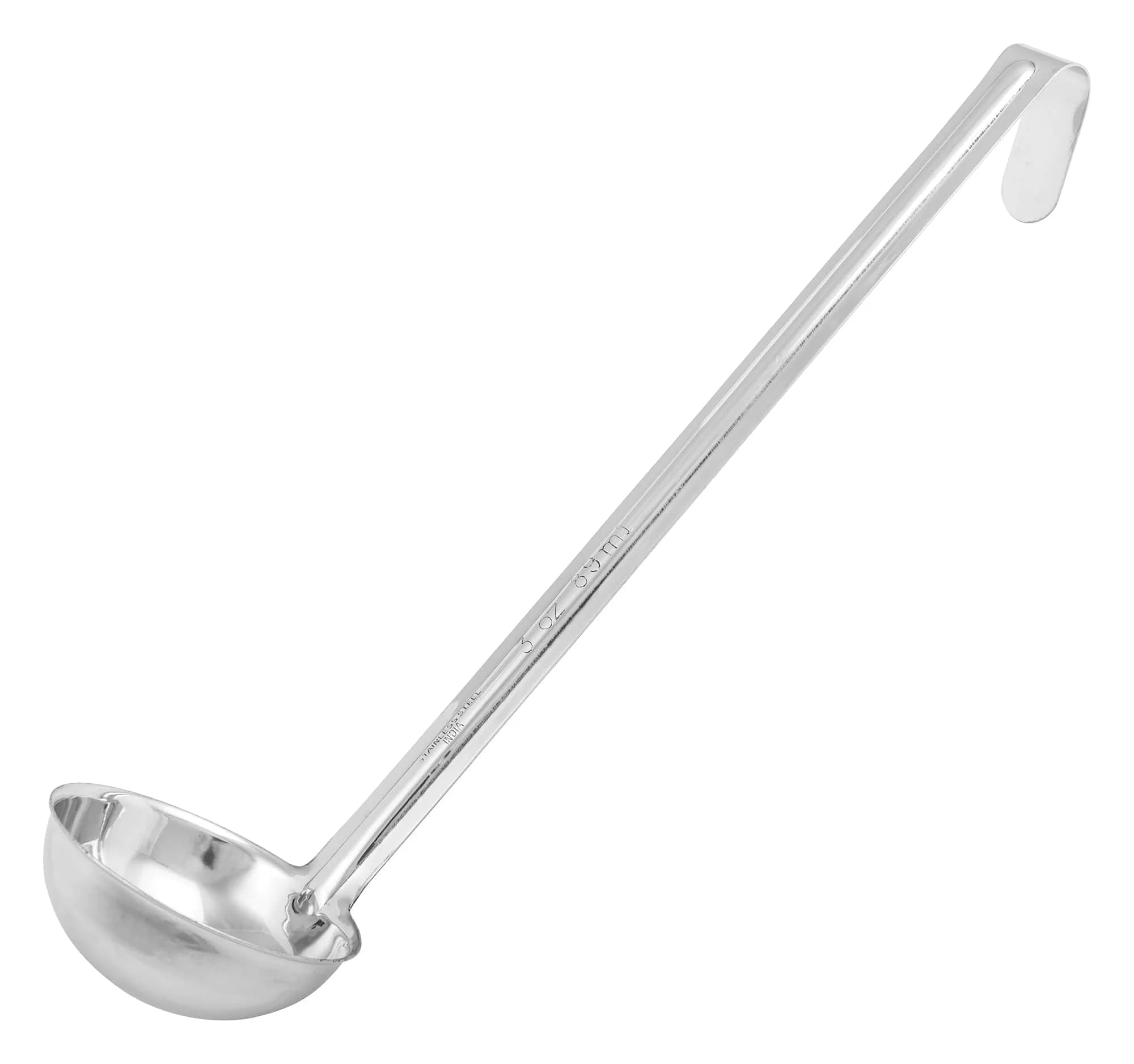 Winco 3 oz Stainless Steel Ladle | Heavy-Duty Commercial Kitchen Tool (70-120 chars)