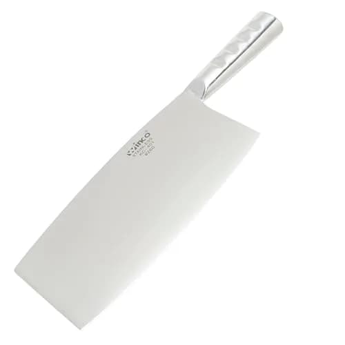 Winco Chinese Cleaver 21.1 cm (8.3") Stainless Steel Blade | NSF Certified Professional Kitchen Knife thumbnail 4