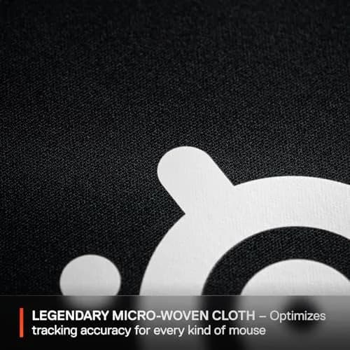 SteelSeries QcK XXL CS2 Dragon Lore Classic Black Medium Gaming Mousepad | Peak Tracking and Stability for Desks thumbnail 3