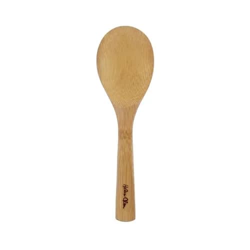 Helen's Asian Kitchen Bamboo Rice Paddle 9-Inch | Stir, Mix, Serve Rice & Mashed Potatoes thumbnail 1