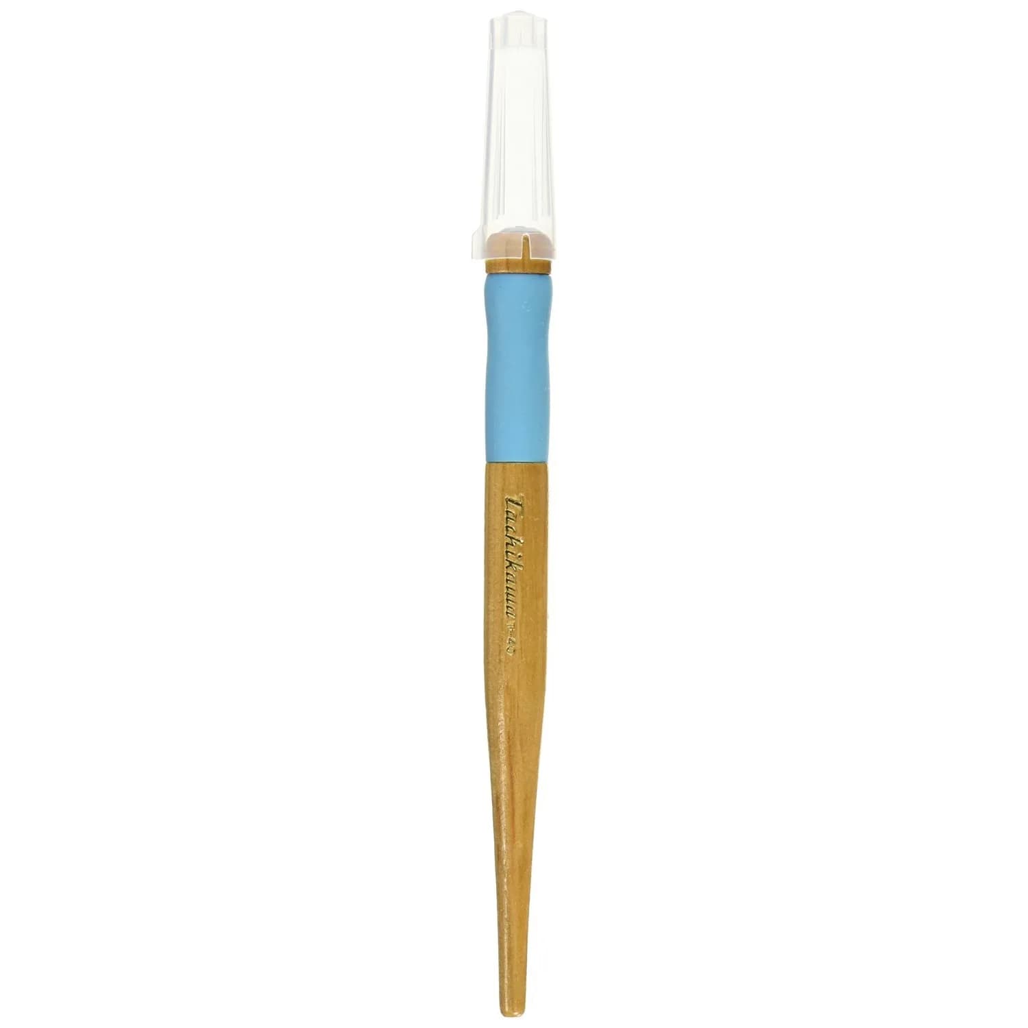 Tachikawa Comic Pen Nib Holder T-40 with Sky Blue Grip | Professional Manga & Art Tool thumbnail 1