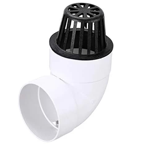 NDS 78A* 4-Inch Round Atrium Drain Grate Cover | 66 GPM Flow, Black, UV Resistant thumbnail 4