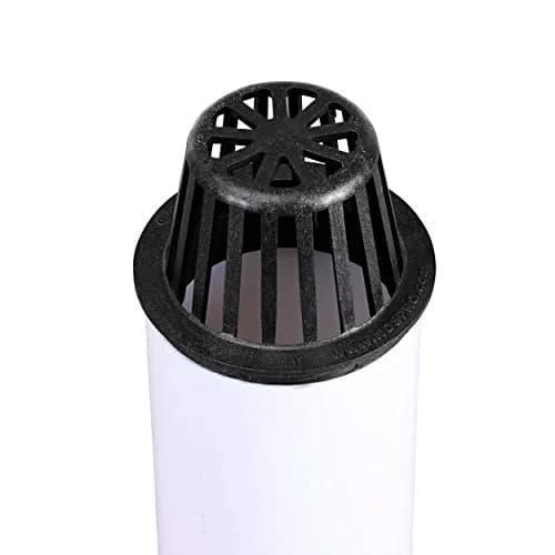 NDS 78A* 4-Inch Round Atrium Drain Grate Cover | 66 GPM Flow, Black, UV Resistant thumbnail 2