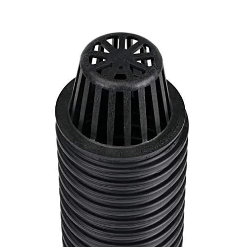 NDS 78A* 4-Inch Round Atrium Drain Grate Cover | 66 GPM Flow, Black, UV Resistant thumbnail 3