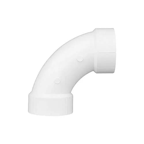 Charlotte Pipe 3" Long Sweep PVC DWV Pipe Fitting - 1/4" Bend, Schedule 40, White | Non-Pressure Drain, Waste, Vent thumbnail 4