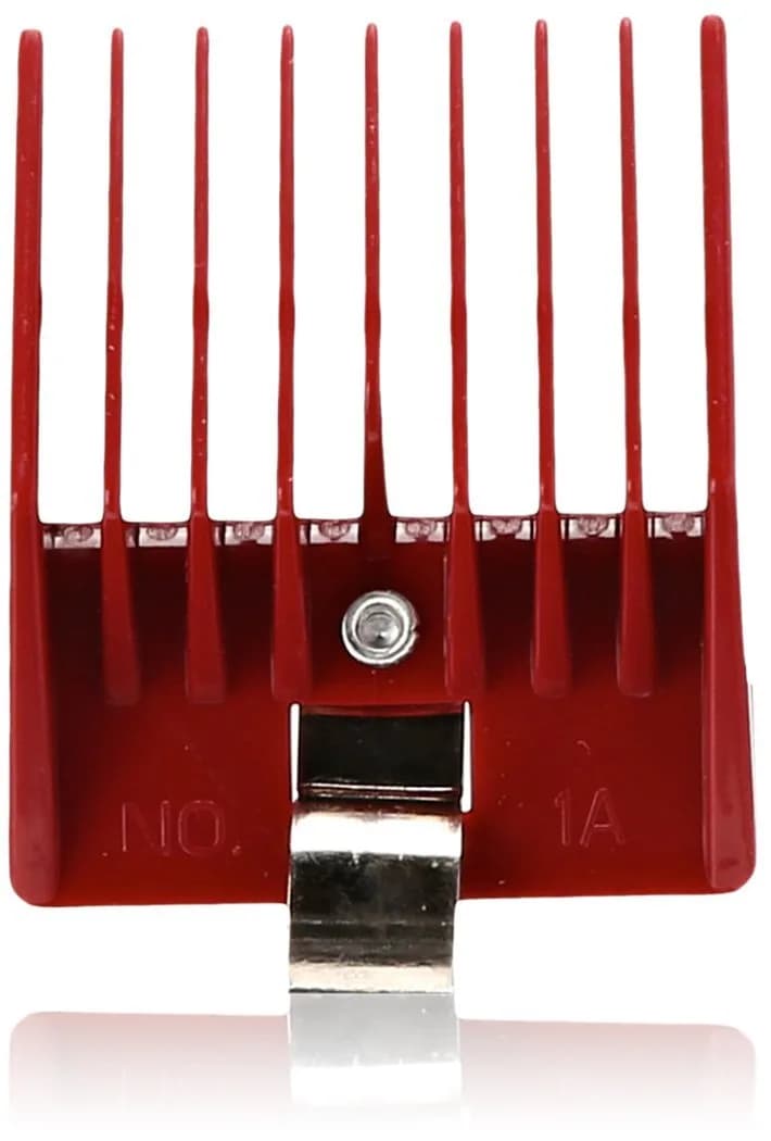 Speed O Guide No 1a Clipper Red | Hair Cutting Tool with Smooth Teeth Edges — 1A