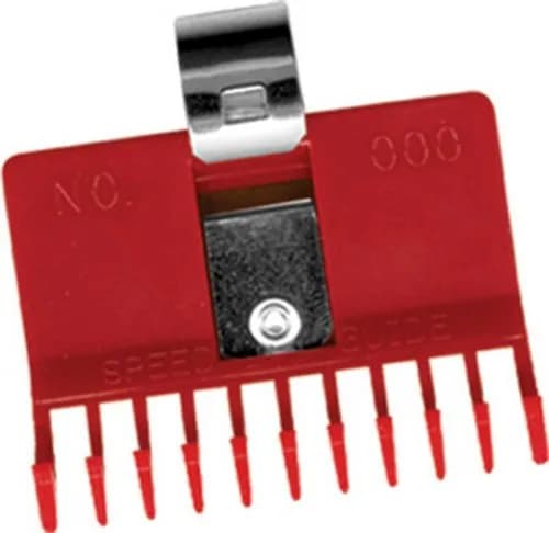 Speed O Guide SPG0132 Clipper Comb, Red | Accurate Hair Measurement & Durable Plastic (70-120 chars) thumbnail 1