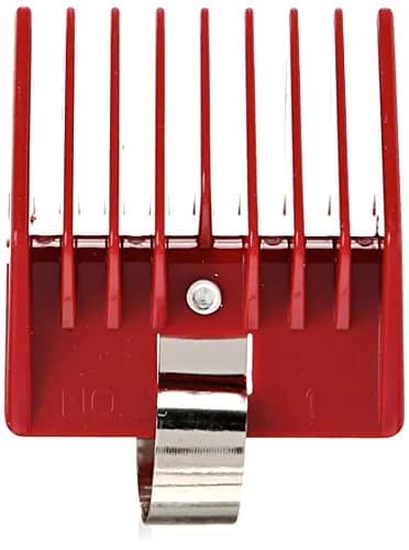 Speed O Guide No 1 Clipper Comb, Red | Precise Cut & Universal Fit for All Clippers thumbnail 1