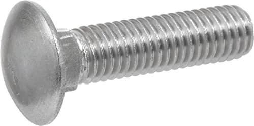 Hillman Stainless Steel Carriage Bolt 3/8 x 2-Inch (25-Pack) | Grade 2, Fully Threaded thumbnail 1