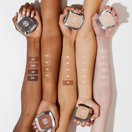 L'Oreal Paris True Match Super Blendable Oil-Free Powder Foundation W3 Light Medium 0.33 oz | Matches Skin Tone & Texture thumbnail 5