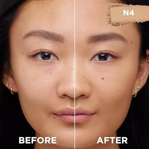 L'Oreal Paris True Match Super Blendable Oil-Free Powder Foundation N4 Light Medium 0.33 oz | Matches Skin Tone & Texture - view 2
