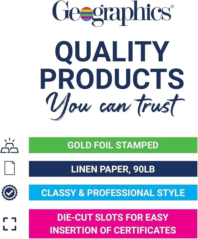 Geographics Award Certificate Paper - Silver Foil Flourish Border 12 Sheets (8.5 x 11 in) thumbnail 5