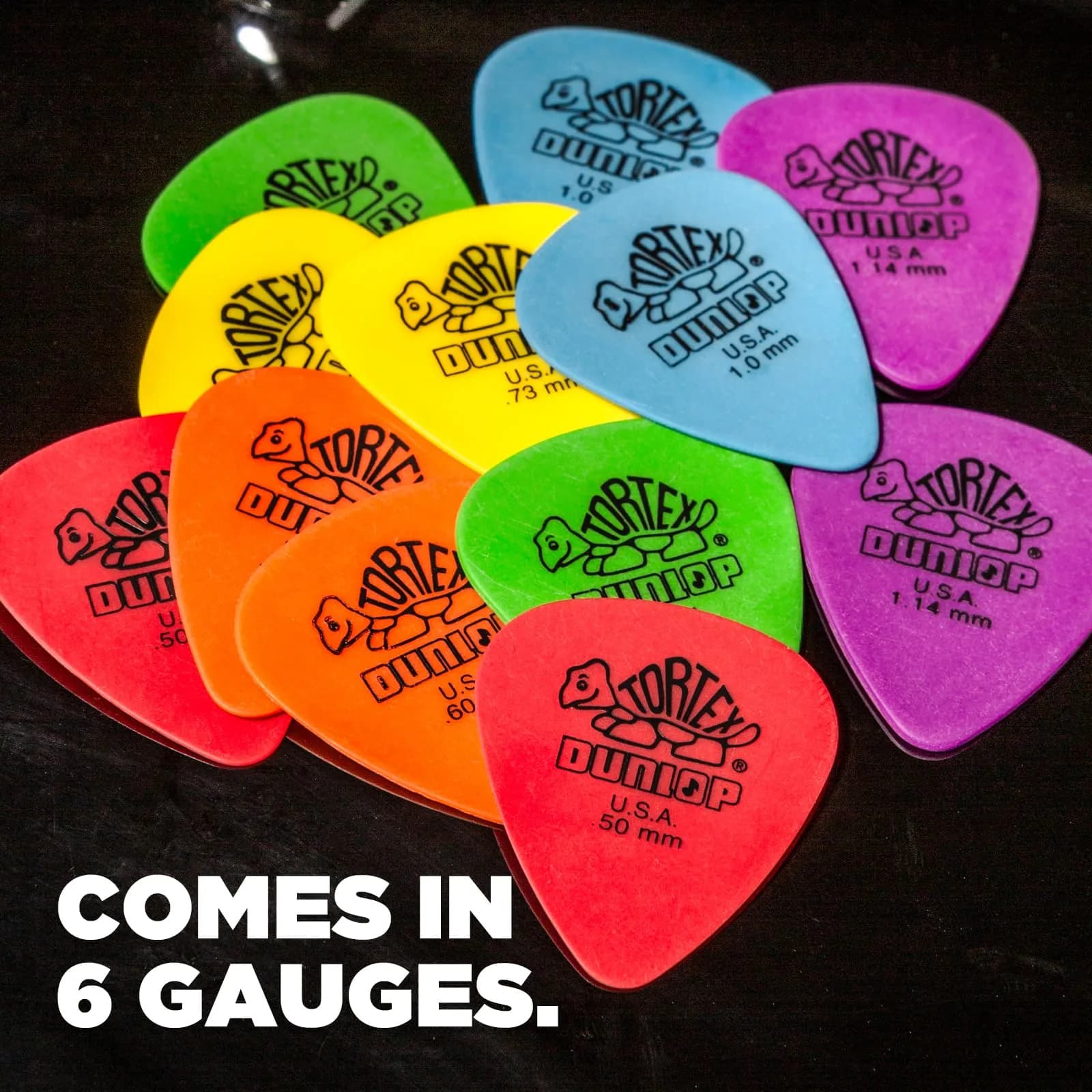 Jim Dunlop Tortex Standard Guitar Picks 0.73mm (72-Pack) | Bright Snappy Attack - view 7