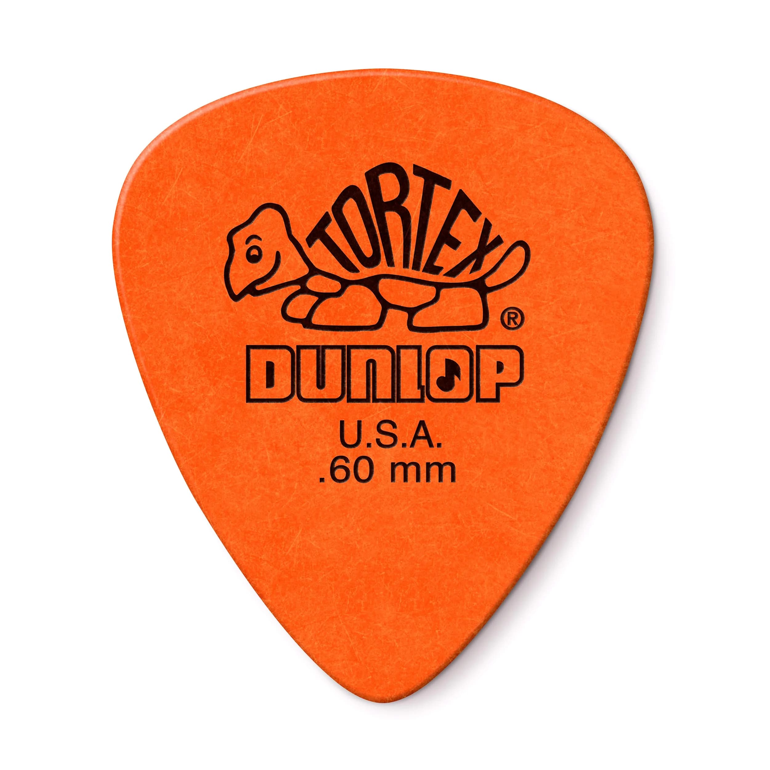 Jim Dunlop Tortex Standard Orange 0.60mm Guitar Picks (72-Pack) | Bright Attack & Superior Grip - main product image