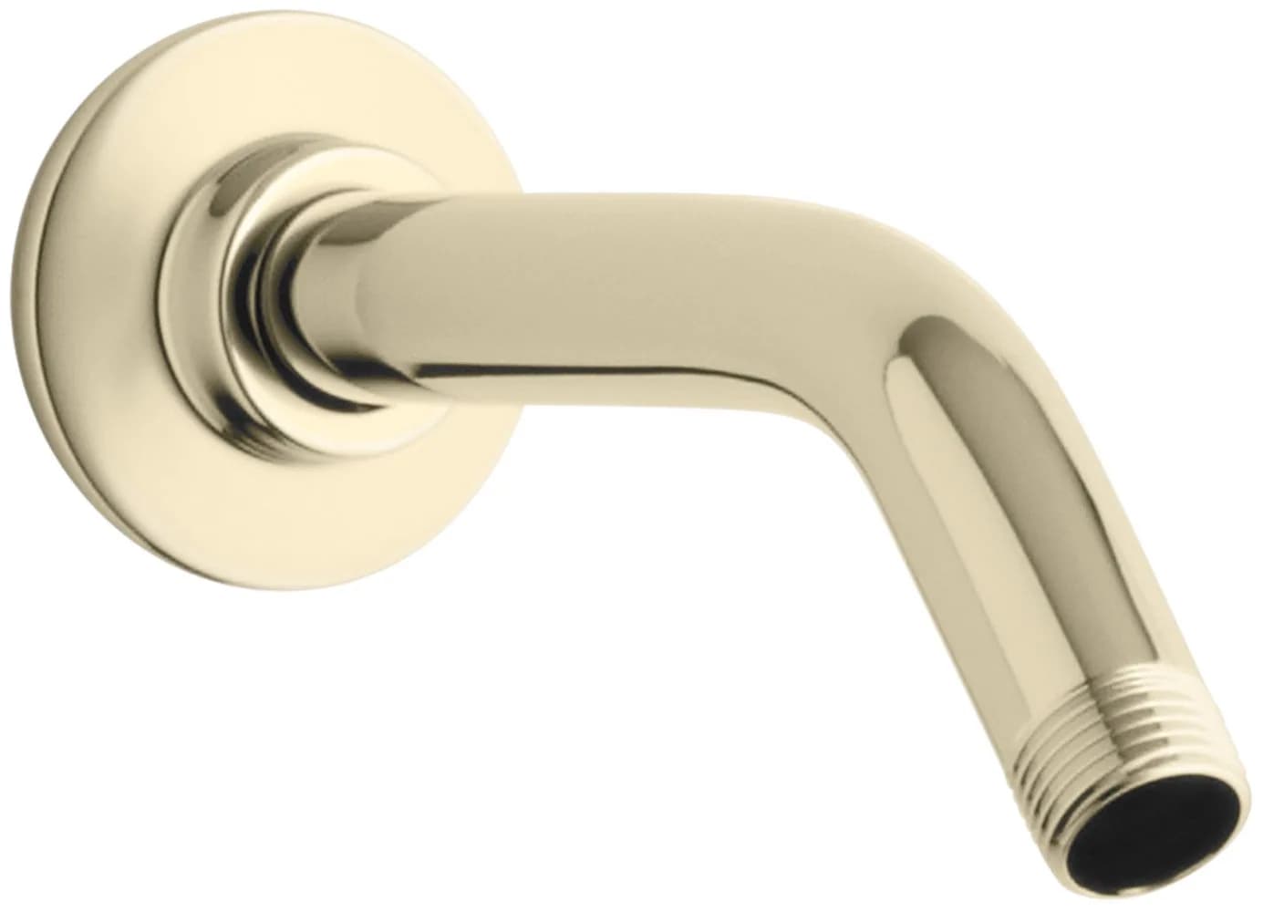 Kohler MasterShower Showerarm and Flange 19 cm (7.5 Inch) | Vibrant French Gold Finish - main product image