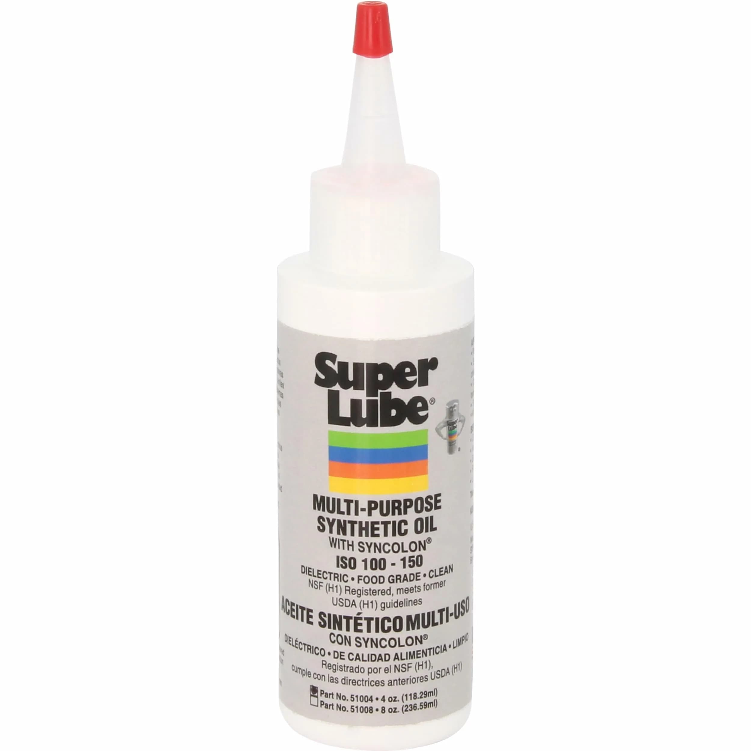 Super Lube 4 fl oz Synthetic Oil with Syncolon (PTFE) | Industrial Grade Lubricant for Metal, Plastic, Rubber - main product image