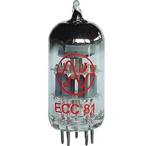british audio T-12AT7-JJ Amplifier Tube | Low Gain Preamp for Guitar & Bass (2.5in x 1in x 1in) thumbnail 1