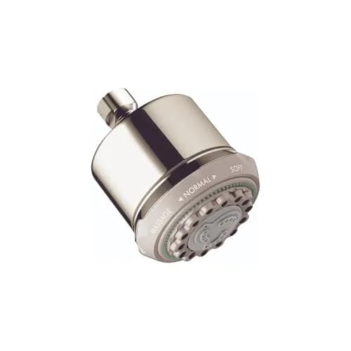 hansgrohe Clubmaster Showerhead 3-Spray 9.5cm (3.75in) | Easy Clean Polished Nickel thumbnail 1