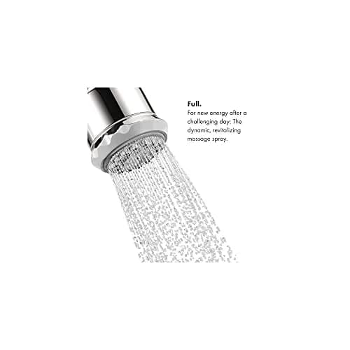 hansgrohe Clubmaster Showerhead 3-Spray 9.5cm (3.75in) | Easy Clean Polished Nickel thumbnail 5
