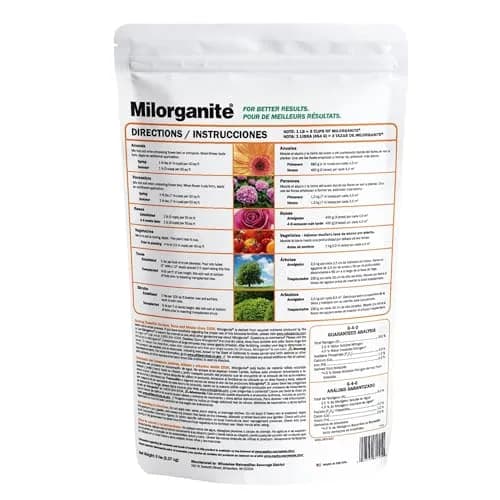 Milorganite All-Purpose Eco-Friendly Slow-Release Nitrogen 6-4-0 Fertilizer, 5 Pound Bag | Organic Lawn & Garden Feed thumbnail 3