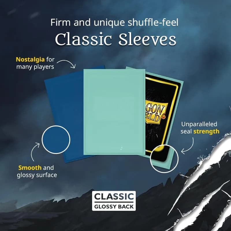 Dragon Shield Standard Size Card Classic Sleeves 100 CT | Smooth & Tough Premium TCG Sleeves for Pokemon, Flesh & Blood, Magic thumbnail 4