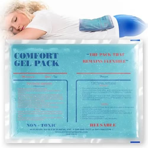 Accurate Manufacturing Blue Gel Pack 9" x 12" | Versatile Hot & Cold Pain Relief (70-120 chars) thumbnail 1