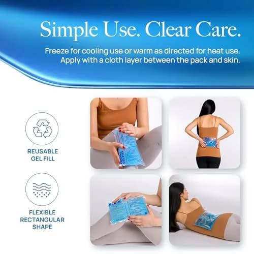 Accurate Manufacturing Blue Gel Pack 9" x 12" | Versatile Hot & Cold Pain Relief (70-120 chars) thumbnail 6