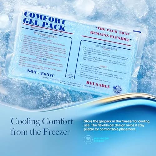 Accurate Manufacturing Blue Gel Pack 9" x 12" | Versatile Hot & Cold Pain Relief (70-120 chars) thumbnail 3