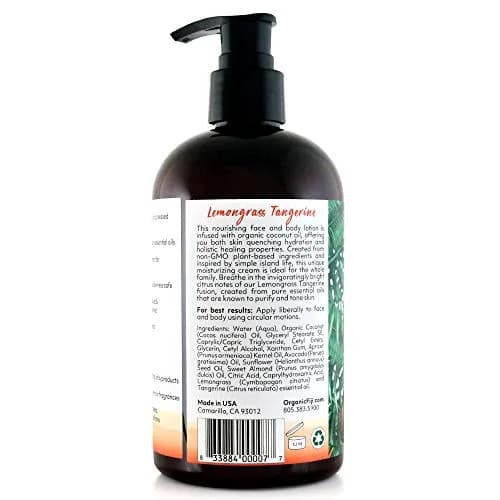 Organic Fiji Coco Fiji Face & Body Lotion 12 oz | Organic Coconut Oil Moisturizer for Sensitive Skin thumbnail 2