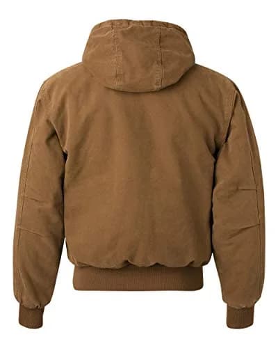 DRI Duck Cheyenne Men's Cotton Canvas Hooded Work Jacket, 5020, 2XLarge-Tall, Charcoal | Durable Cotton Canvas Workwear thumbnail 6